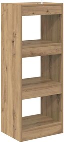 vidaXL Βιβλιοθήκη artisan δρυς 37 x 30 x 103 εκ Επεξεργασμένο ξύλο