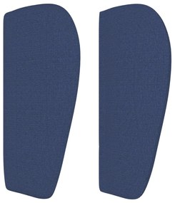 Κεφαλάρι με Πτερύγια Μπλε 93x23x78/88 εκ. Υφασμάτινο 3117272