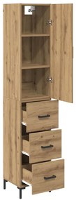 vidaXL Highboard Artisan Oak 69,5 x 34 x 180 εκ. Επεξεργασμένο ξύλο