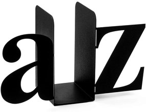 Βιβλιοστάτης Letter 493RMC1147 27x21x14cm Black Aberto Design Μέταλλο