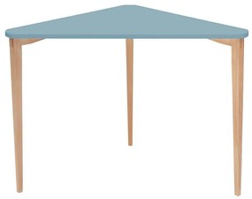 Γραφείο Γωνιακό Naja NAJAOBE13 114x85x75cm Light Blue-Beech