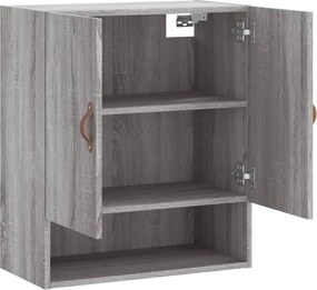 vidaXL Ντουλάπι Τοίχου Γκρι Sonoma 60x31x70εκ. Επεξεργασμένο Ξύλο