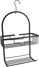 Ραφιέρα Μπάνιου Διπλή (28x12.5x49.5) T-D Caddy Black 91008108