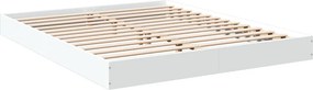 vidaXL Πλαίσιο κρεβατιού χωρίς στρώμα 160x200 εκ. Επεξεργασμένο Ξύλο