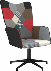 vidaXL Πολυθρόνα Relax Σχέδιο Patchwork Υφασμάτινη