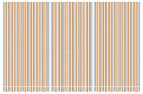 vidaXL Τεντόπανο Ανταλλακτικό Ριγέ Πολύχρωμο 5x3 μ.