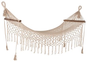 MACRAME HAMMOCK  BEIGE 200Χ100 cm