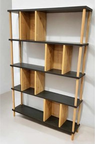 Βιβλιοθήκη Ανθρακί / Δρυς LOBREA 90x20x137