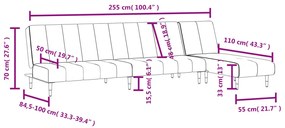 Σαλόνι Σετ 2 Τεμαχίων Κίτρινο από Βελούδο 3216299