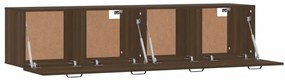 vidaXL Ντουλάπια Τοίχου 2 τεμ. Καφέ δρυς 60x36,5x35 εκ. Επεξ. Ξύλο