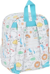 Σχολική Τσάντα Safta Zoo Μπεζ 22 x 27 x 10 cm