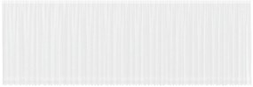 vidaXL Κουρτίνες με κουρτίνες Floral Λευκό 1200 x 200 εκ. Πολυεστέρας
