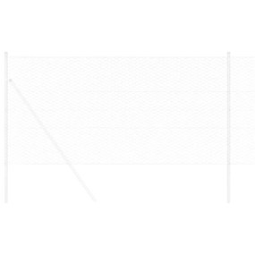 vidaXL Φράχτης Εξαγώνου Ασημί 0,6 x 50 μ. Γαλβανισμένος χάλυβας