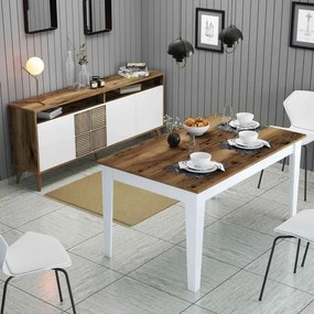 Stewehome Σετ Τραπεζαρίας Μοντέρνος Σχεδιασμός 145x88x75 cm