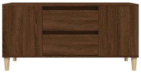 vidaXL Έπιπλο Τηλεόρασης Καφέ Δρυς 102x44,5x50 εκ. Επεξεργασμένο Ξύλο