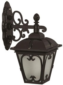 Φωτιστικό Τοίχου - Απλίκα 685AVN1198 28x20x47cm E27 40W Black Opviq