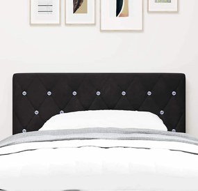vidaXL Κεφαλάρι Μαύρο 90 cm Βελούδο