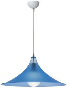 Κρεμαστό Φωτιστικό Οροφής Plexiglass σατινέ Ε27 Φ40 1120-01/42 Arkolight-1120-3-01/42-Μπλε 1120-3-01/42