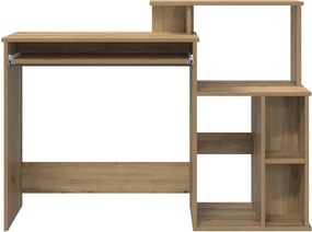 vidaXL Γραφείο Artisan Oak 120,5 x 44 x 88,5 cm Επεξεργασμένο Ξύλο