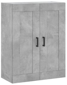 vidaXL Ντουλάπι Γκρι Σκυροδέματος 69,5x34x180 εκ. Επεξεργασμένο Ξύλο