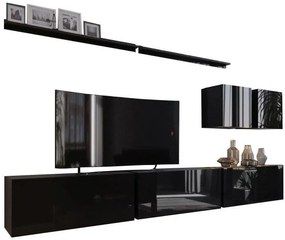 Σύνθεση σαλονιού Davito-Μαύρο