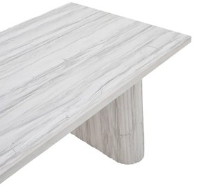 ΤΡΑΠΕΖΙ LOOZIR PAKOWORLD MDF ΣΕ ΑΠΟΧΡΩΣΗ ΛΕΥΚΟ ΜΑΡΜΑΡΟΥ 180X90X75ΕΚ