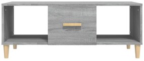 vidaXL Τραπεζάκι Σαλονιού Γκρι Sonoma 102x50x40 εκ. Επεξεργασμένο Ξύλο