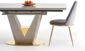 VALENTINO table light grey/gold DIOMMI V-CH-VALENTINO-ST