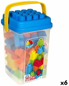 Παιχνίδι Kατασκευή Color Block Basic Κύβος 50 Τεμάχια (x6)