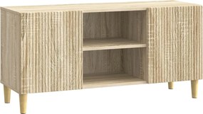 vidaXL Ντουλάπι TV 102 x 34,5 x 50 cm Sonoma Δρυς Επεξεργασμένο Ξύλο