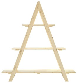 vidaXL Ραφιέρα Φυτών 101 x 23 x 110 εκ. από Μασίφ Ξύλο Πεύκου