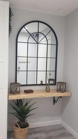 Stewehome καθρέφτης τοίχου οβάλ από mdf 103x70 cm