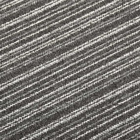 vidaXL Χαλί 20 τμχ. Ριγέ ανθρακί 50 x 50 cm 100% Πολυπροπυλένιο