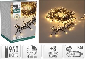 ΣΥΡΜΆΤΙΝΑ &amp; PVC ΛΑΜΠΆΚΙΑ LED TREECLUSTER 960LED WARM WHITE