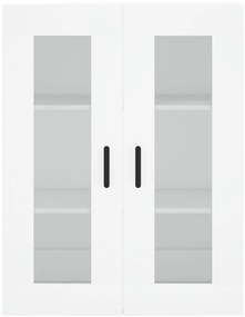 vidaXL Ντουλάπι Λευκό 69,5x34x180 εκ. από Επεξεργασμένο Ξύλο