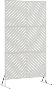 vidaXL Οθόνη Ιδιωτικότητας Γκρι 100 x 50 x 180 εκ. Ατσάλι