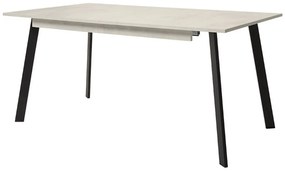 Τραπέζι Boston 424, Μαύρο, Beige, 76x90x140cm, 44 kg, Επιμήκυνση, Πλαστικοποιημένη μοριοσανίδα, Μέταλλο | Epipla1.gr