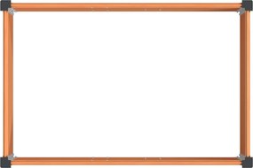 vidaXL Υπερυψωμένη Ζαρντινιέρα Καφέ 150 x 100 x 54 cm