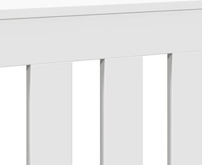 vidaXL Κάλυμμα Καλοριφέρ Λευκό 104x20x82 εκ. από Επεξεργασμένο Ξύλο