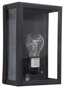 Φωτιστικό Τοίχου 13-0108 SLp-60A Black Plastic
