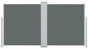 vidaXL Σκίαστρο Πλαϊνό Συρόμενο Ανθρακί 120 x 600 εκ.