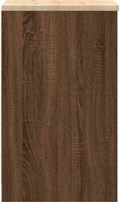 vidaXL ντουλάπι αποθήκευσης γκαράζ 40x51x85 εκ μασίφ ξύλο πεύκο