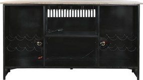 Ντουλάπι μπαρ DKD Home Decor Λευκό Καφέ Μαύρο 157 x 52 x 90 cm BAR