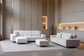 Stewehome Γωνιακός καναπές με λειτουργία κρεβατιού μοντέρνου στιλ