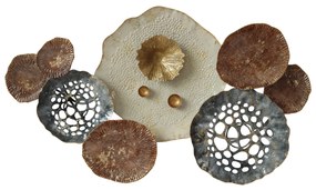 ΜΕΤΑΛΛΙΚΟ ΔΙΑΚΟΣΜΗΤΙΚΟ ΤΟΙΧΟΥ HM7162 ΑΝΘΡΑΚΙ ΚΕΡΑΜΙΔΙ 65x5x38Υ εκ.