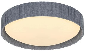 Φωτιστικό Οροφής - Πλαφονιέρα Corato 2512466010 52x11cm E14 15W Grey Nordlux