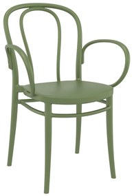 ΠΟΛΥΘΡΟΝΑ ΒΙΚΤΟΡ XL OLIVE GREEN ΠΟΛ/ΝΙΟΥ 57Χ52Χ85εκ.