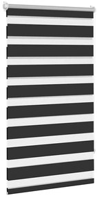 vidaXL Ρόλερ Zebra Μαύρο 70 x 120cm
