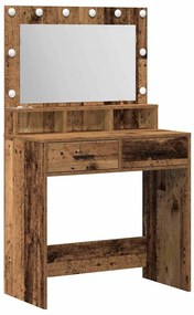 vidaXL Κομοδίνο Παλαιό ξύλο 79 x 41 x 135 cm Επεξεργασμένο ξύλο