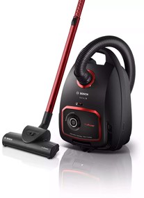 Bosch BGL6POW2 Ηλεκτρική Σκούπα 850W με Σακούλα 4lt, Μαύρη-Κόκκινη